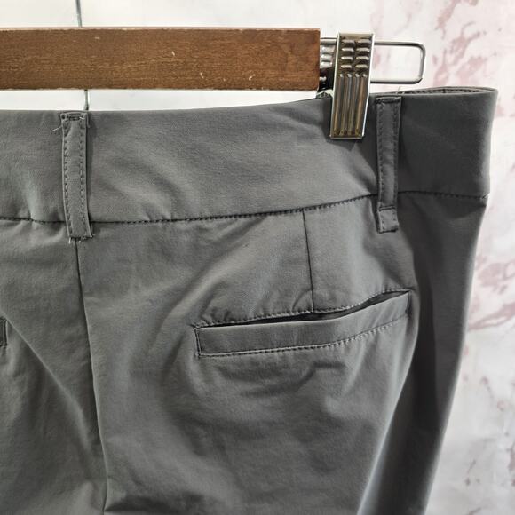 Hiverlay Pants Womens Large Gray Mid Rise Ankle Zip Golf Pro Straight Quick Dry - Picture 10 of 11